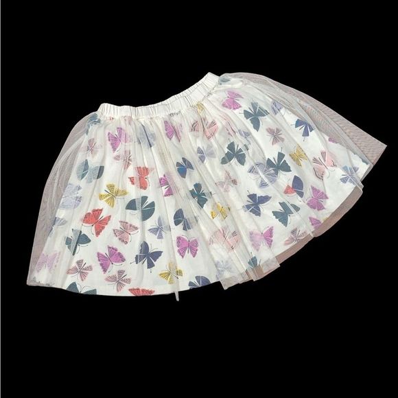 Hanna Andersson Other - BEAUTIFUL HANNA ANDERSON SKIRT Tulle overlay Butterfly SZ 10
Great condition